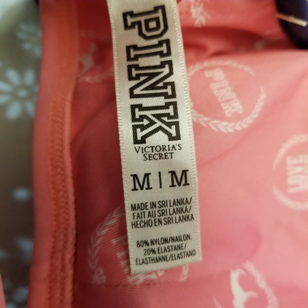 {M} PINK Victoria's Secret Bandeau Flounce String Bikini TOP ONLY - Picture 7 of 8
